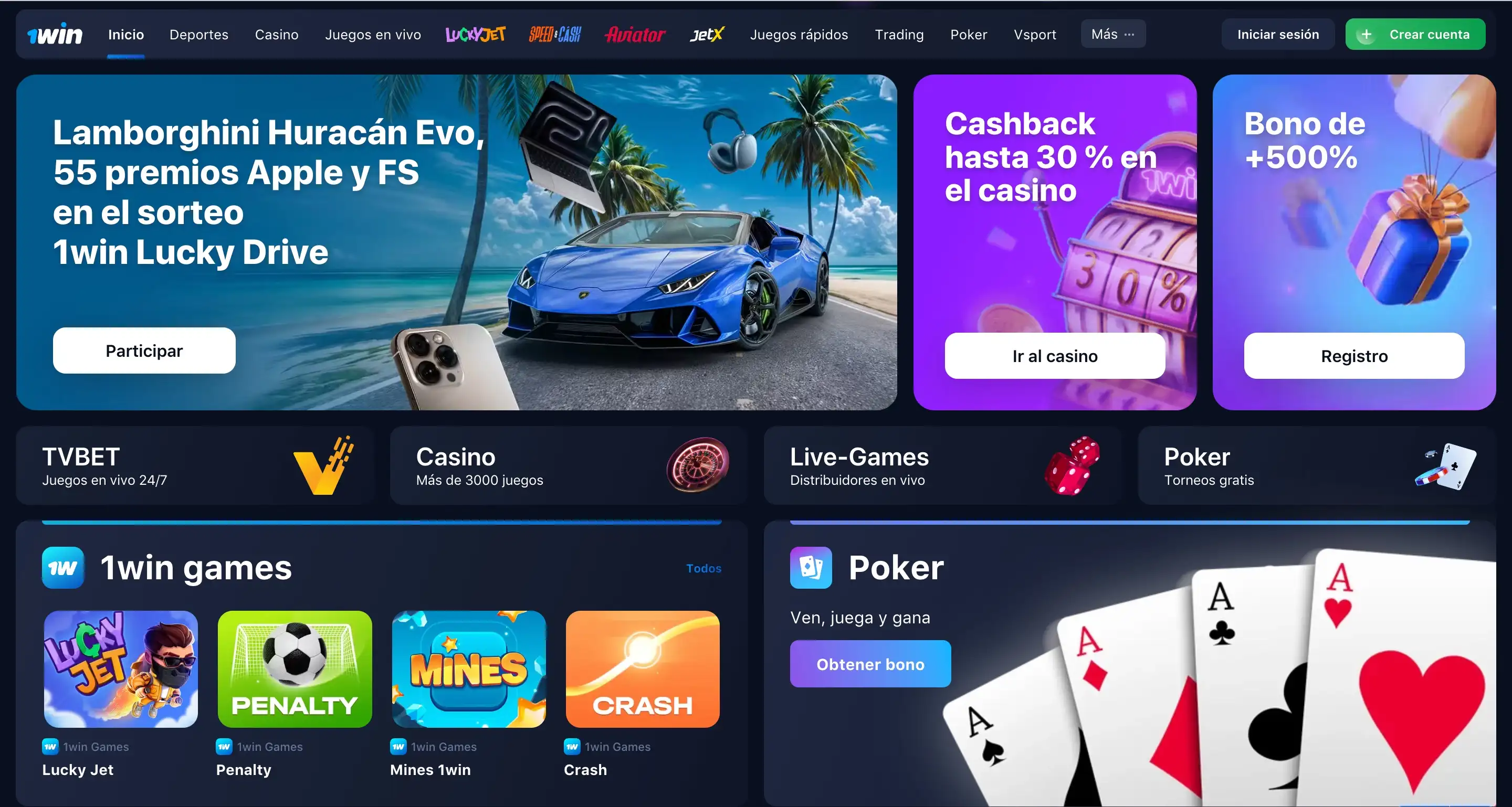 1win sitio oficial